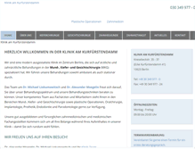 Tablet Screenshot of klinik-am-kurfuerstendamm.de